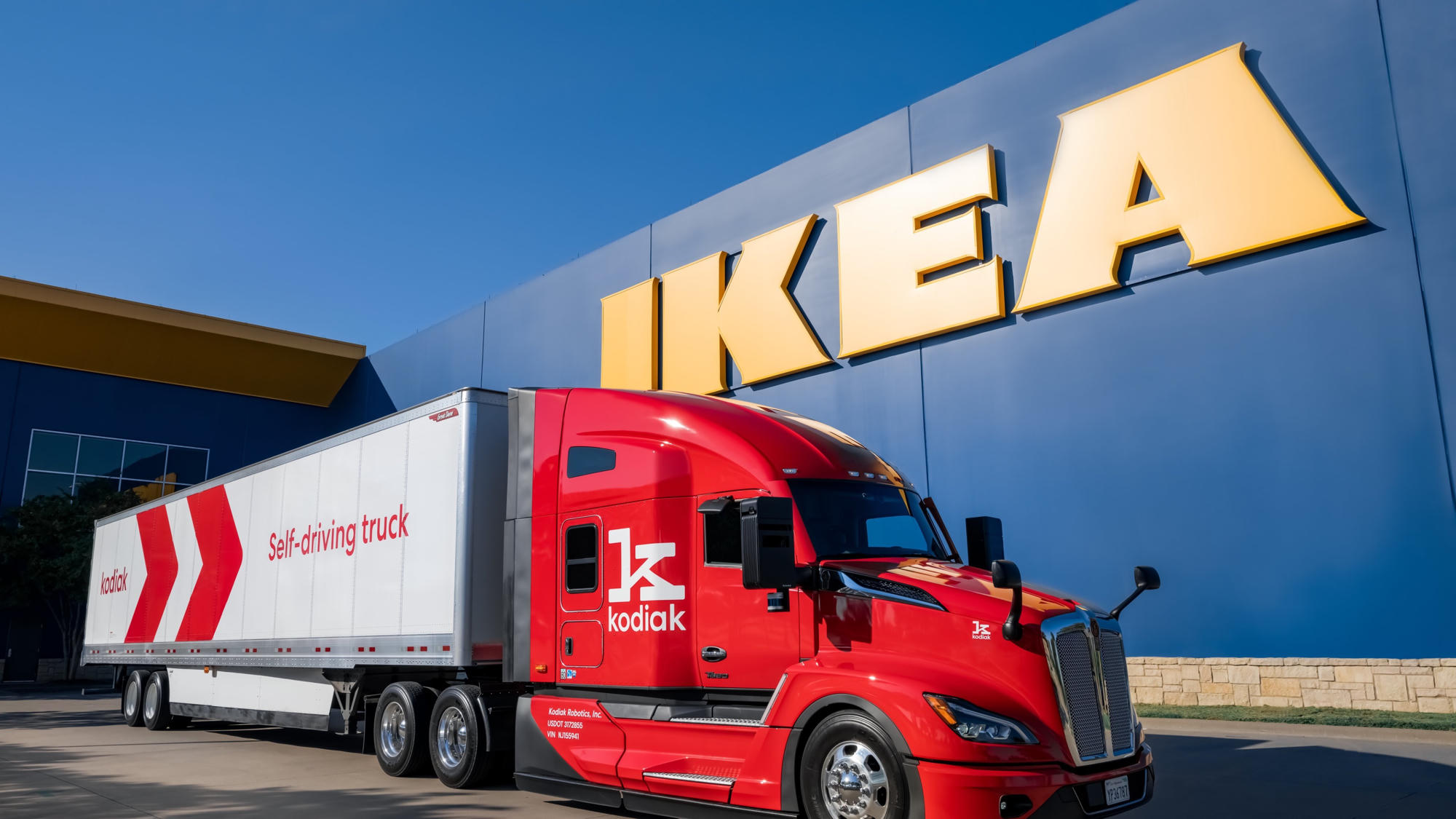 Kodiak taps IKEA to launch driverless freight on I-45