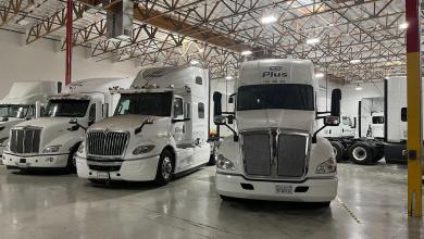 PlusAI autonomous trucks as the company targets a year-end close on its Texas Ventures SPAC merger