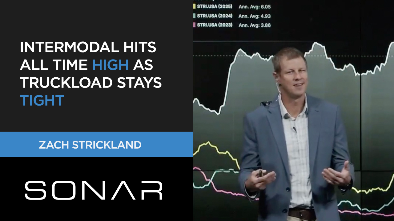 Intermodal Hits All-Time Highs as Truckload Stays Tight