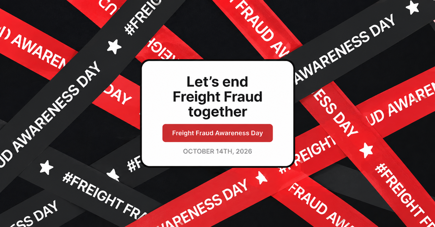 Freight Fraud Awareness Day returns Oct. 14, bringing transportation professionals together to raise awareness of fraud across the supply chain. (Photo: Verified Carrier)