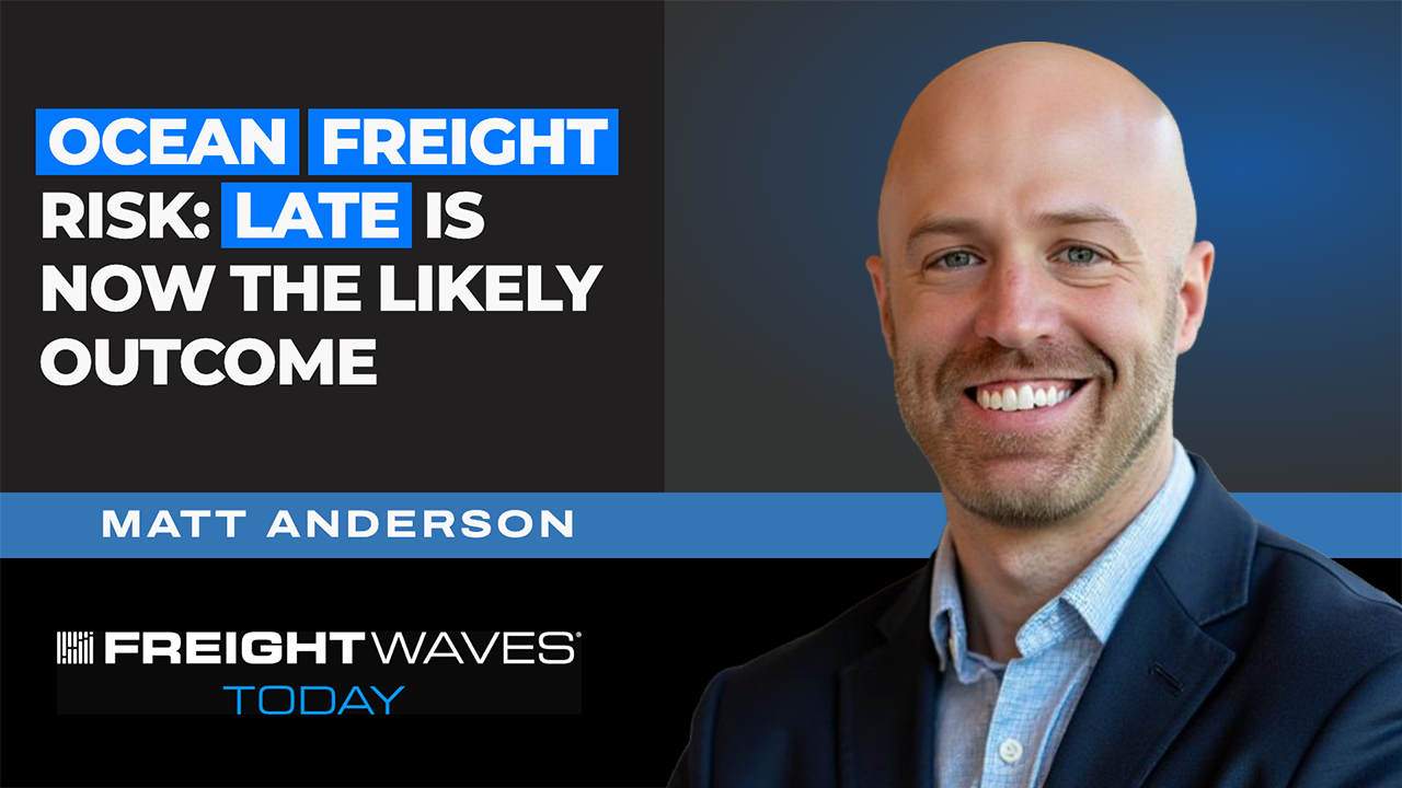 Ocean Freight Risk: Late Is Now the Likely Outcome