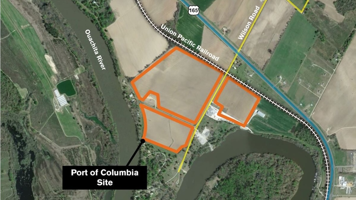 The Port of Columbia is in northeast Louisiana. (Photo: Port of Columbia)