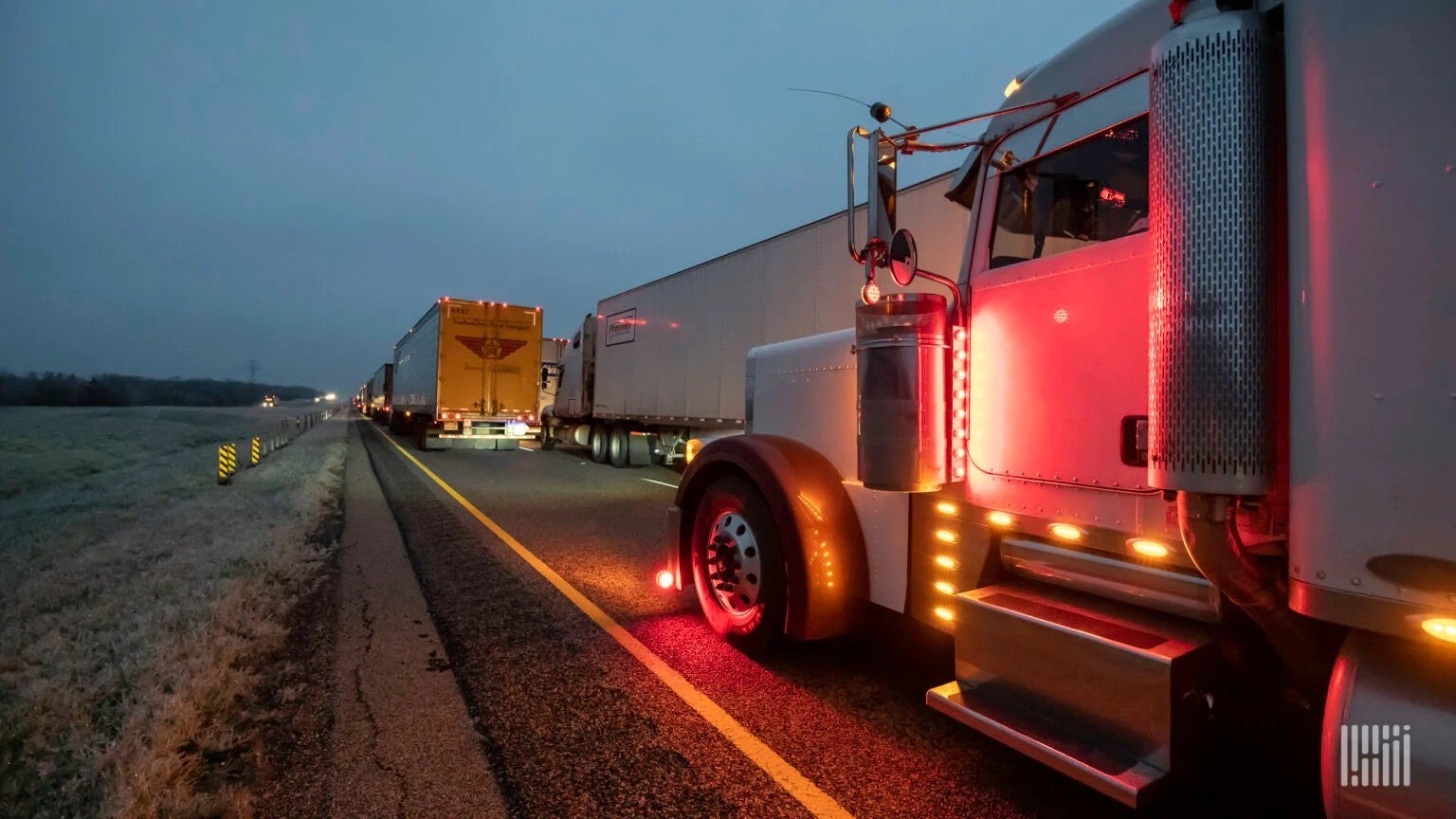 Idaho authorities are investigating a fatal single-vehicle truck crash that killed a driver based in Reno, Nevada, on Monday morning. (File photo: Jim Allen/FreightWaves)