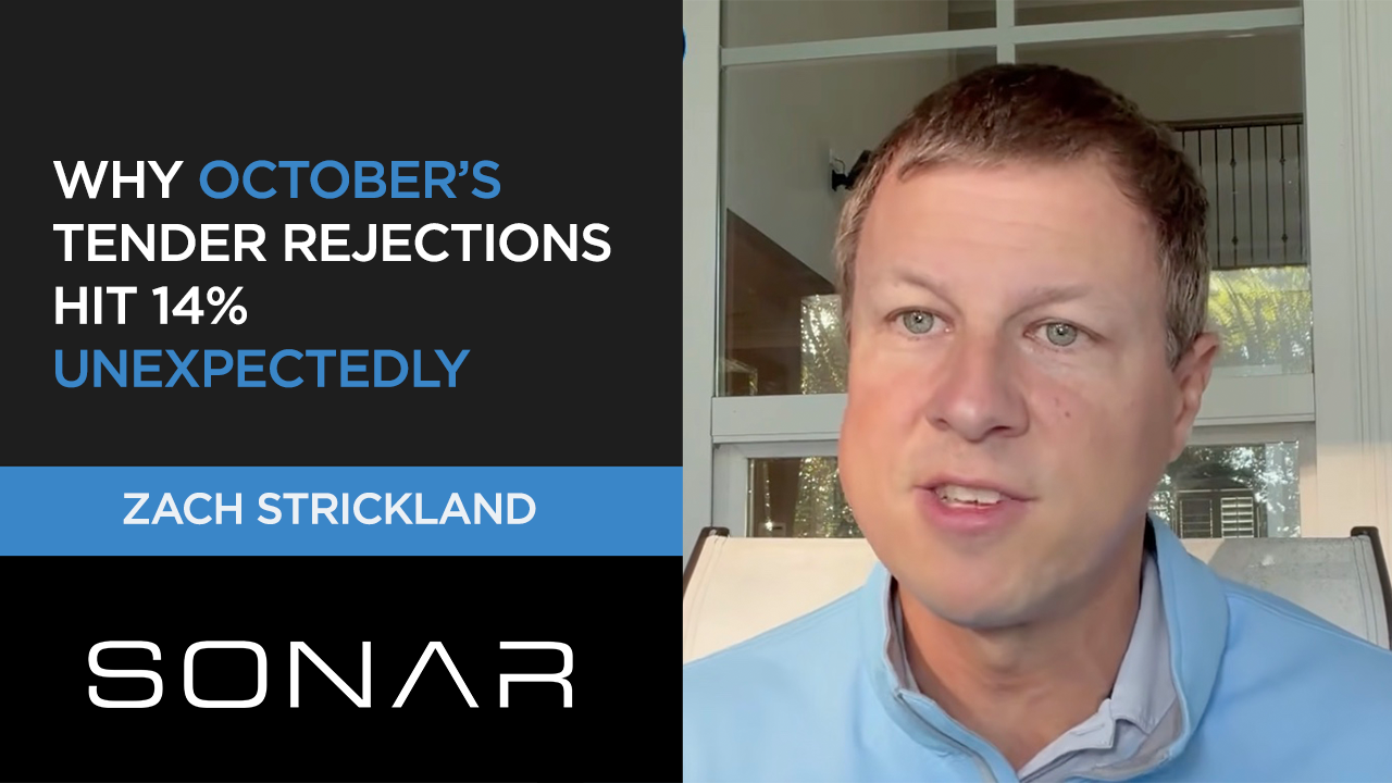 Freight Market Alert: Why October’s Tender Rejections Hit 14% Unexpectedly