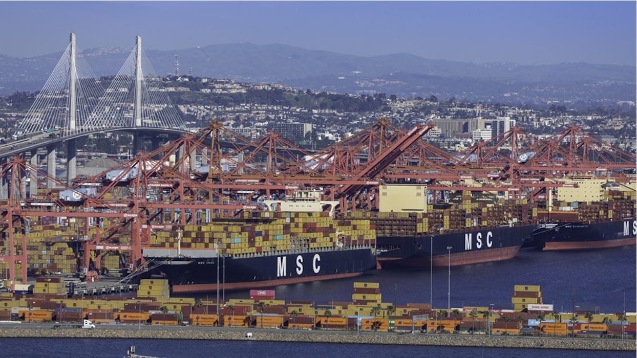 The Port of Long Beach set a box volume record in September. (Photo: Port of Long Beach)