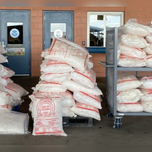 CBP seizes $30.4M in meth hidden in commercial salt load at Laredo World Trade Bridge