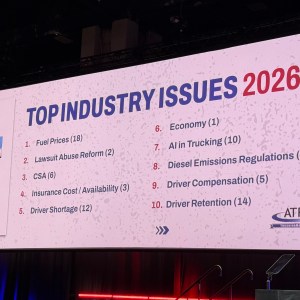 Pump price is trucking’s #1 concern: ATRI survey