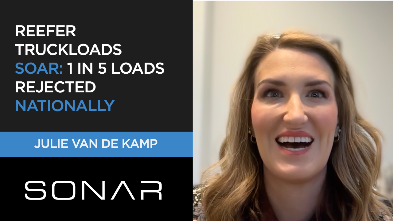Reefer Truckload Rejections Soar: 1 in 5 Loads Rejected Nationally