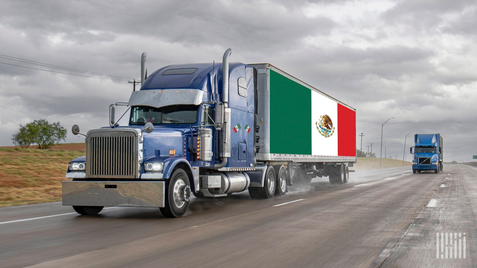 Mexico's trucking industry is negotiating with the federal government after nationwide demonstrations raised concerns about disruptions to critical U.S.-Mexico freight corridors. (Photo: Jim Allen/FreightWaves)